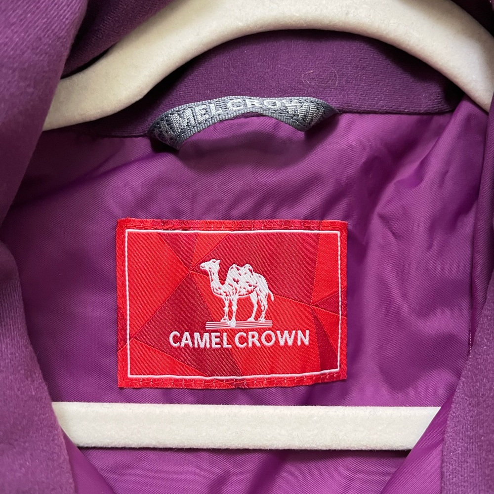 Camel Crown Purple Hooded Rain Jacket - Picture 13 of 13